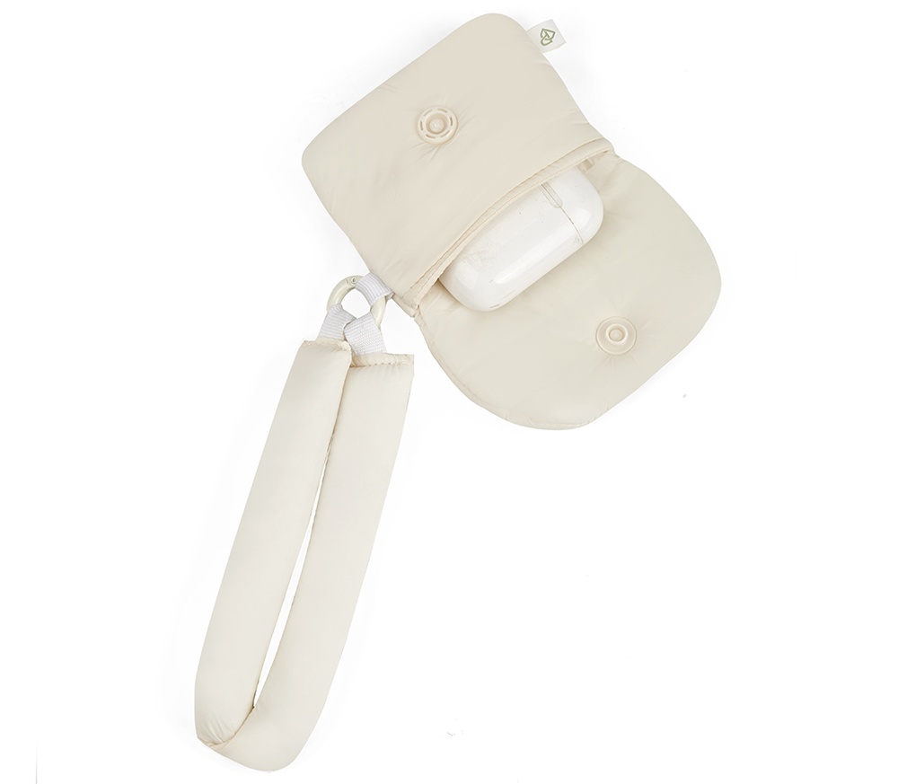 cute white universal earbud case