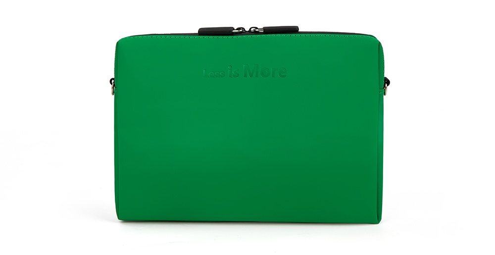 green crossbody zipper purse