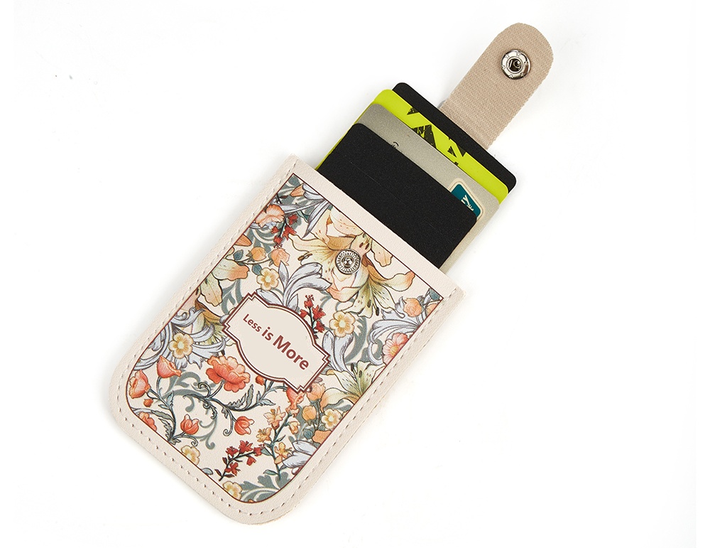 multiple card slots vertical badge holder