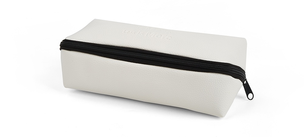 boxy zipper cosmetic travel bag