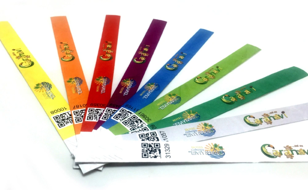 tyvek wristbands and paper wristbands are using for event wristbands,such as concerts, festivals