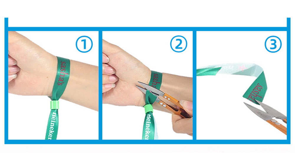 promotional 24hour wristbands with clip closure,waterproof wristbands