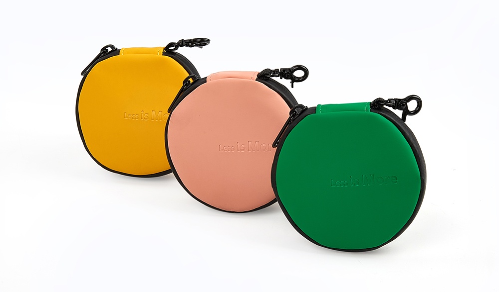 faux leather earphone case