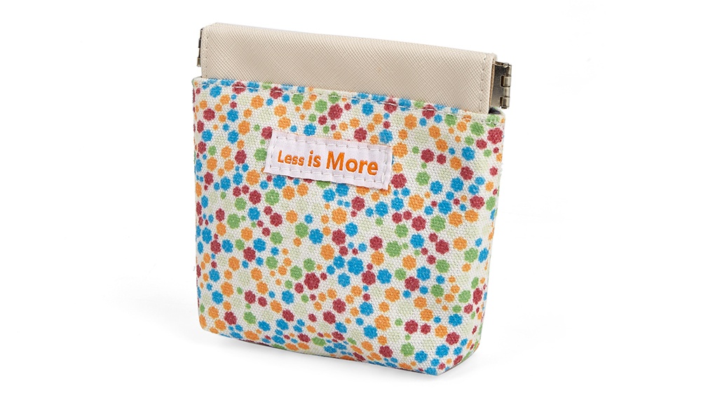 self-closing cheap coin pouch