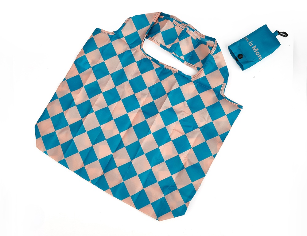 folding tote bag with pouch