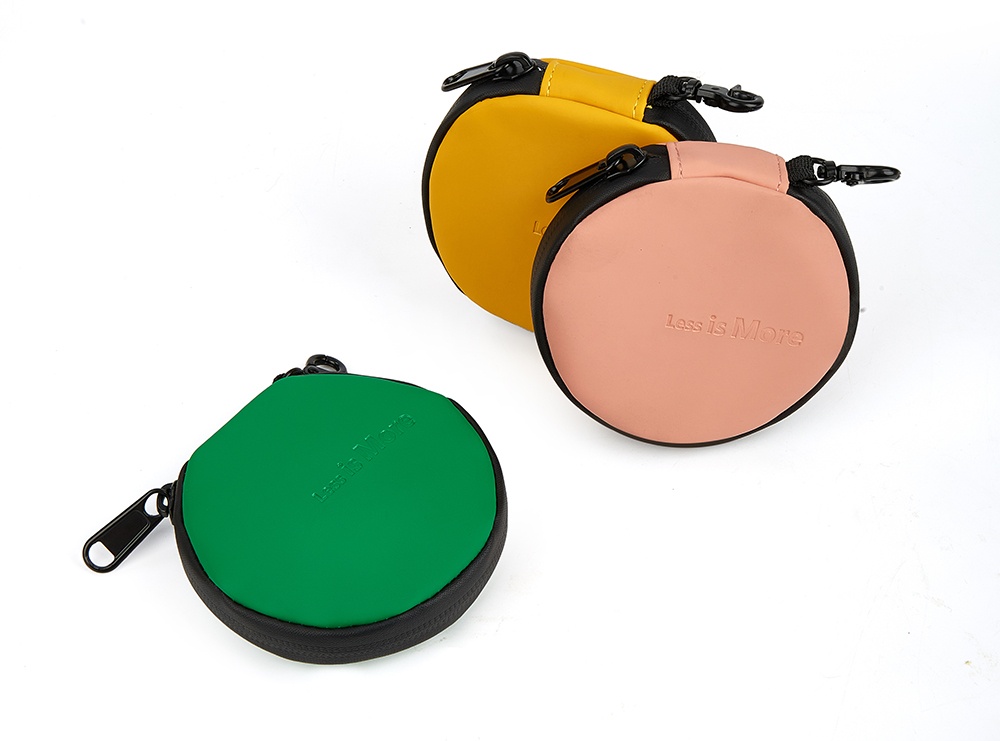 faux leather earphone case