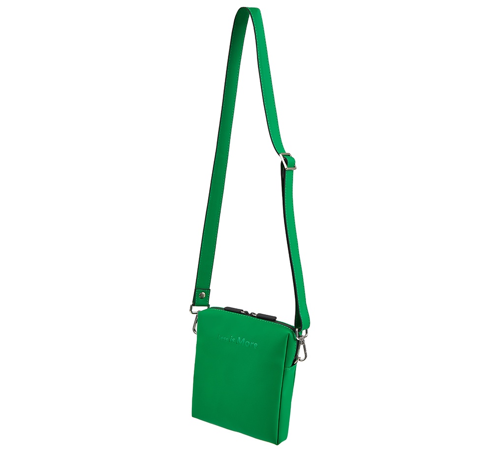 green leather cross body handbag​