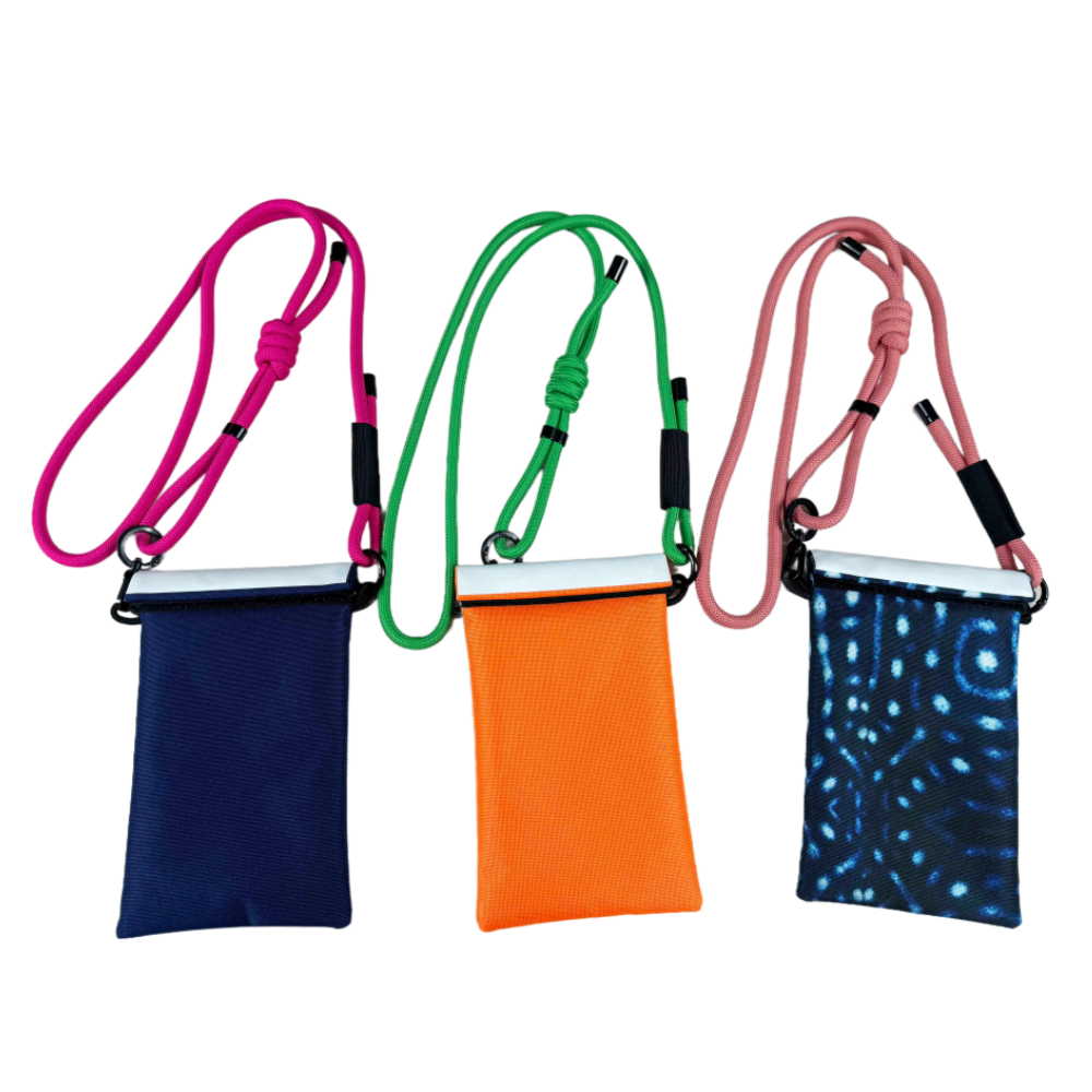 Multiple color options available bag with phone.