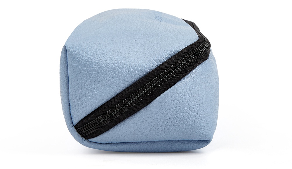 boxy zipper cosmetic travel bag