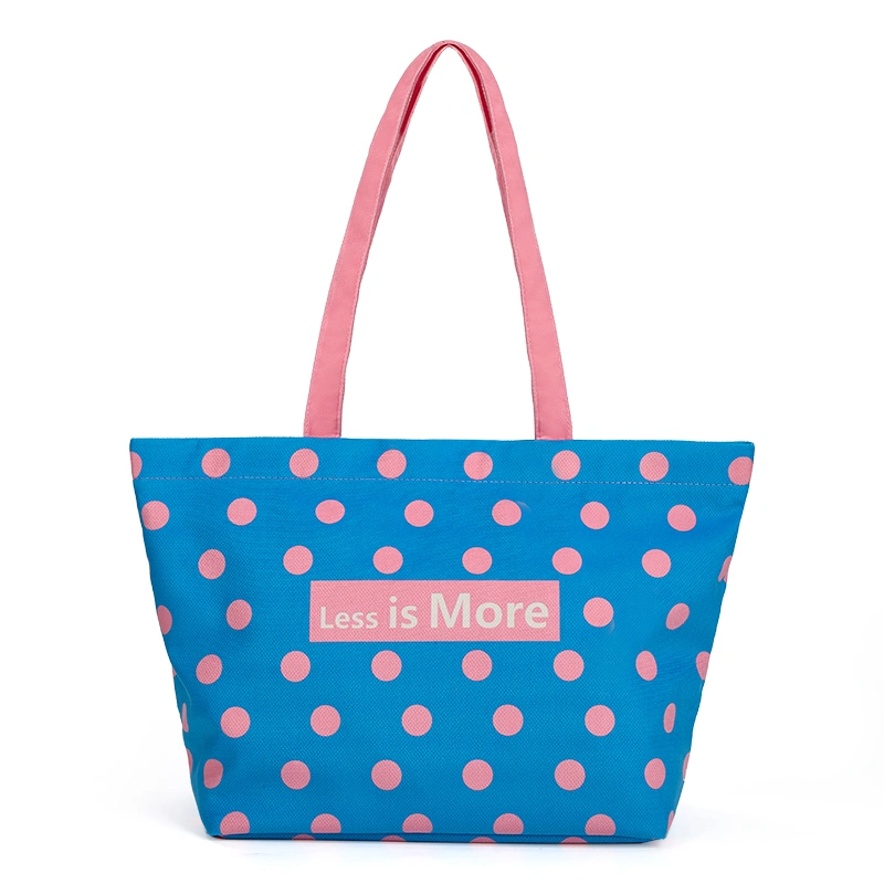 Polka dot adorable tote bags.