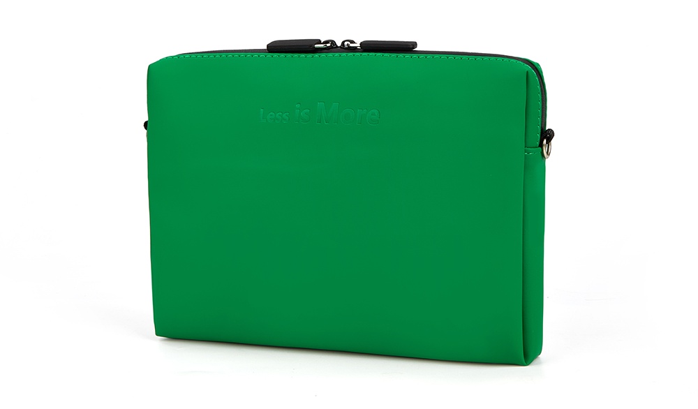 green crossbody zipper purse