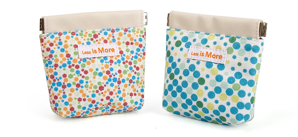 self-closing cheap coin pouch