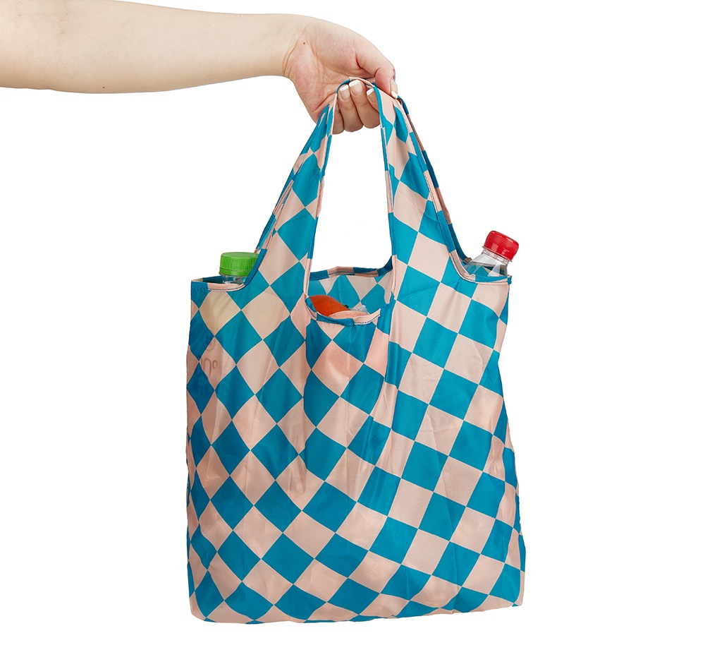 folding tote bag with pouch