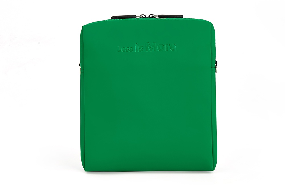 green leather cross body handbag​