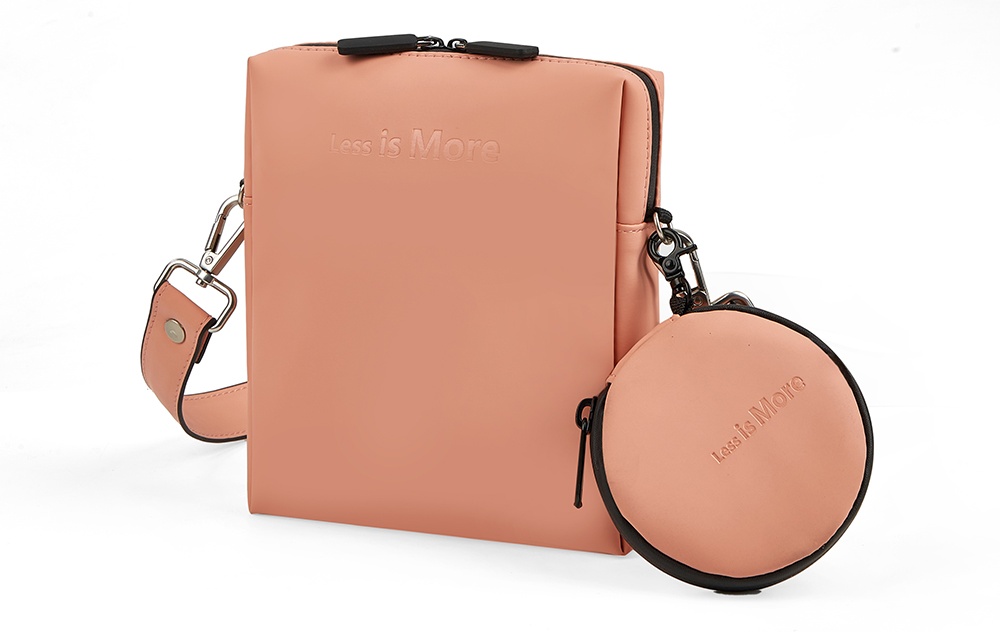 pink casual cross body bag womens