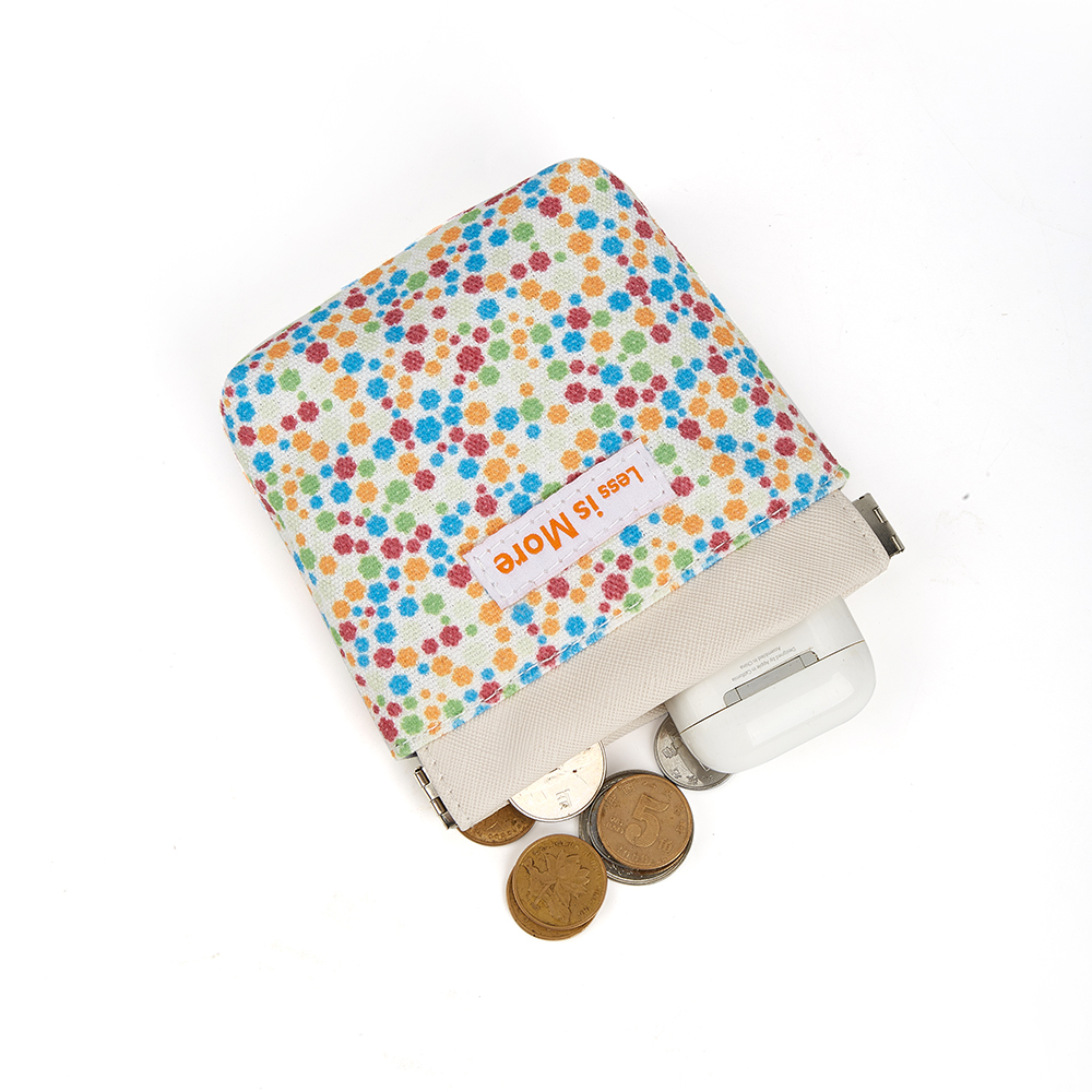 self-closing cheap coin pouch
