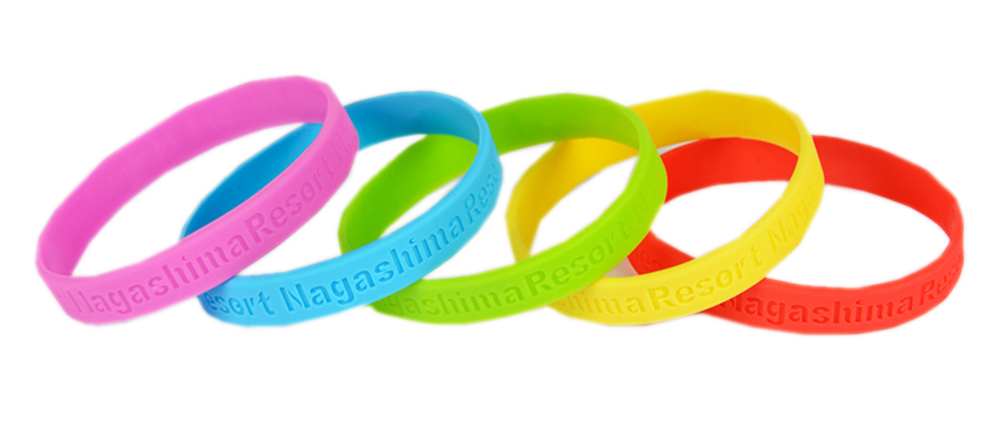 custom logo cheap wristbands in bulk and rubber bracelets