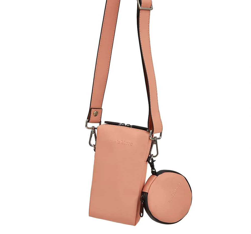 pink phone bag and purse