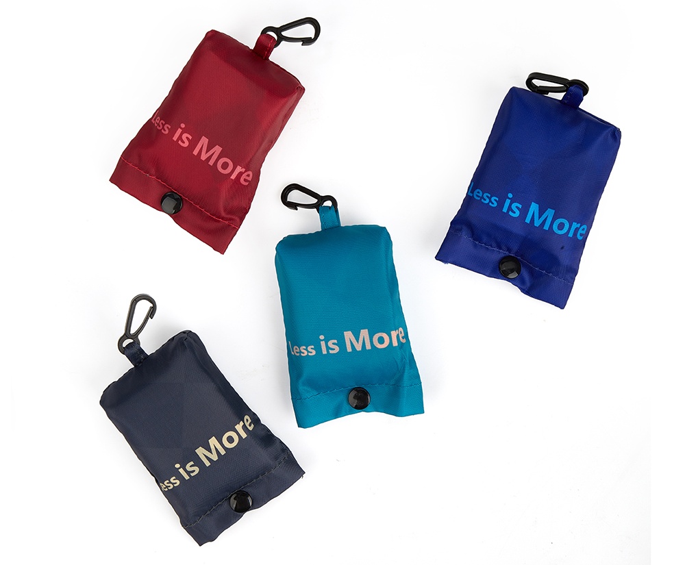 folding tote bag with pouch