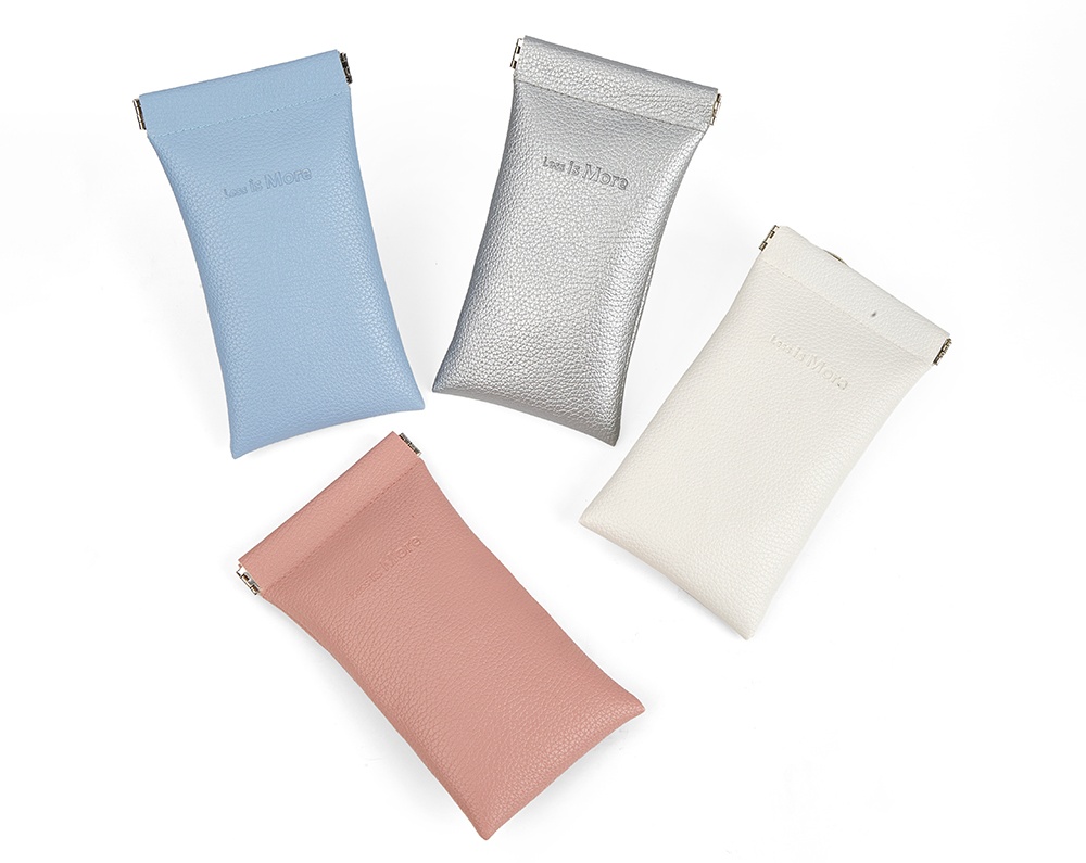 less is more self-closing glasses case