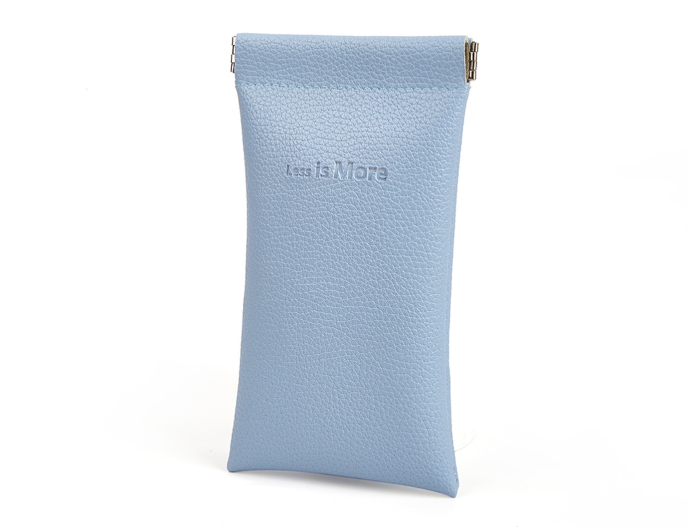 less is more self-closing glasses case