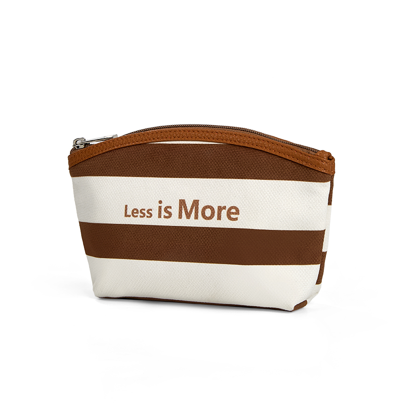 The fornt of custom cosmetic bags.
