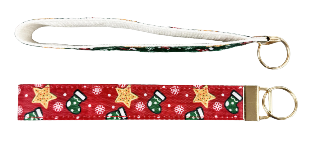 Christmas cute key wristlets