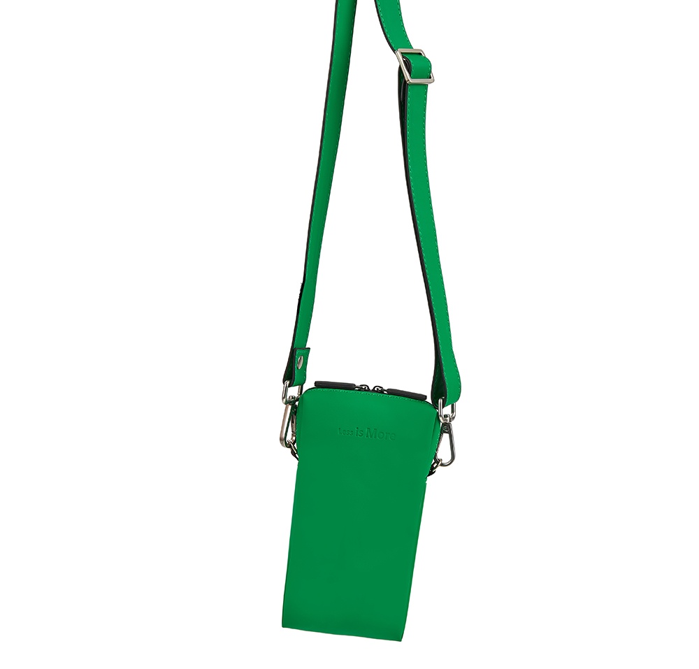 luxury leather crossbody phone bag