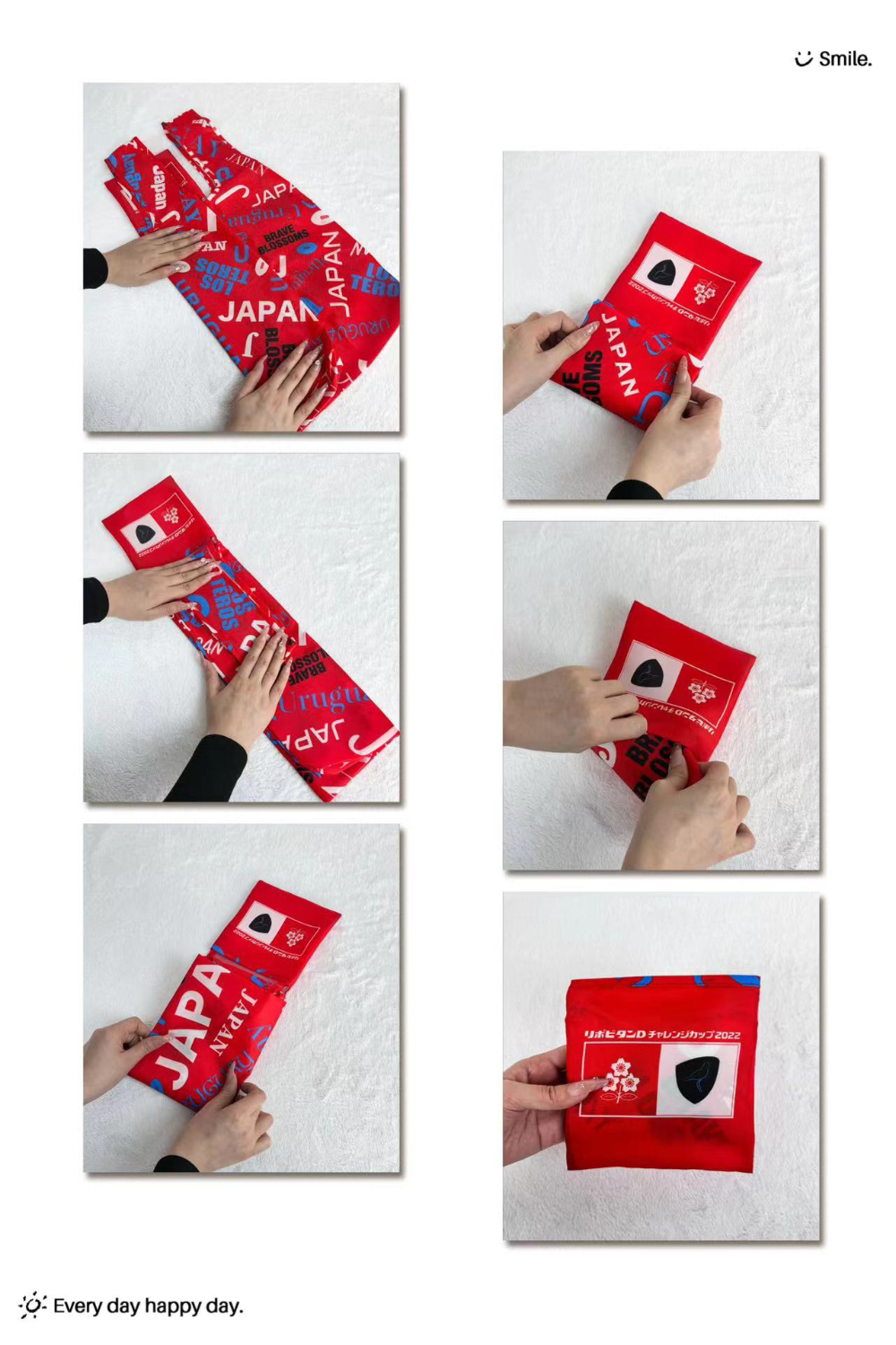 polyester foldable shopping bag