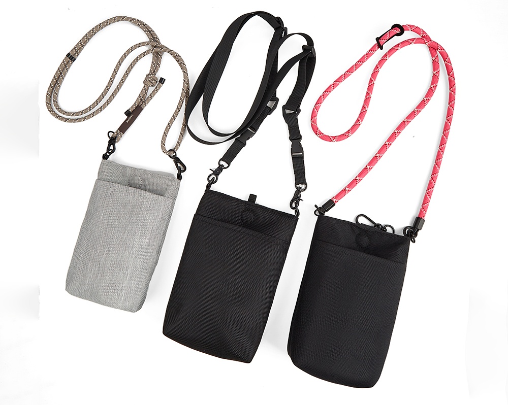 The mobile bag with multiple fabric options.