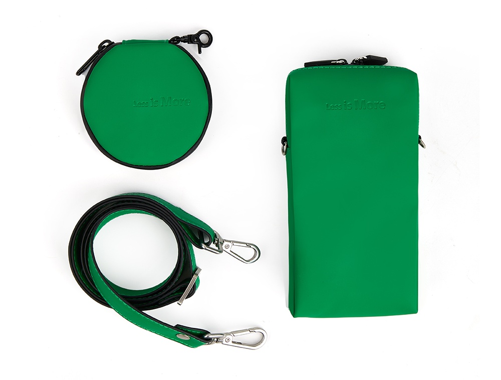 luxury leather crossbody phone bag
