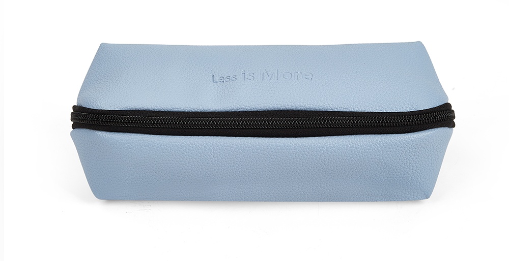 boxy zipper cosmetic travel bag