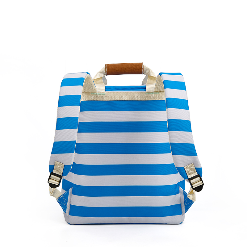 The back of cooler backpack bag.
