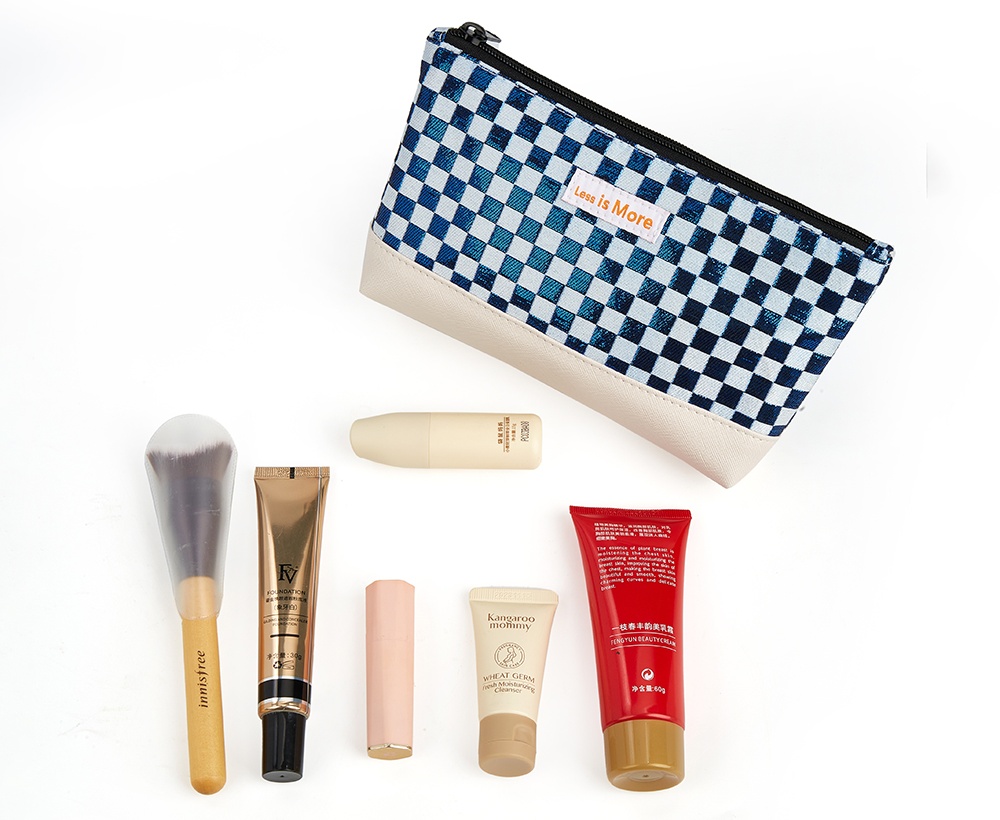 fabric zipper cosmetic case