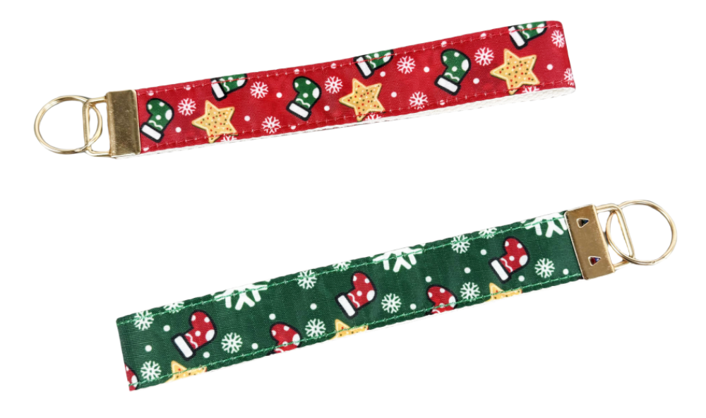 Christmas cute key wristlets