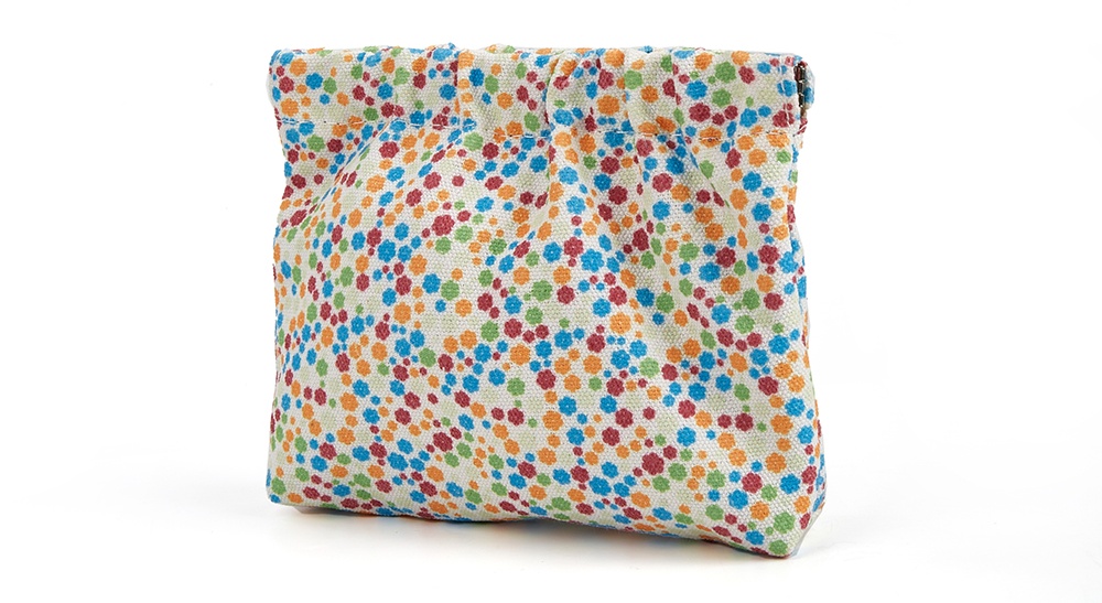 self-closing sanitary napkin storage bag