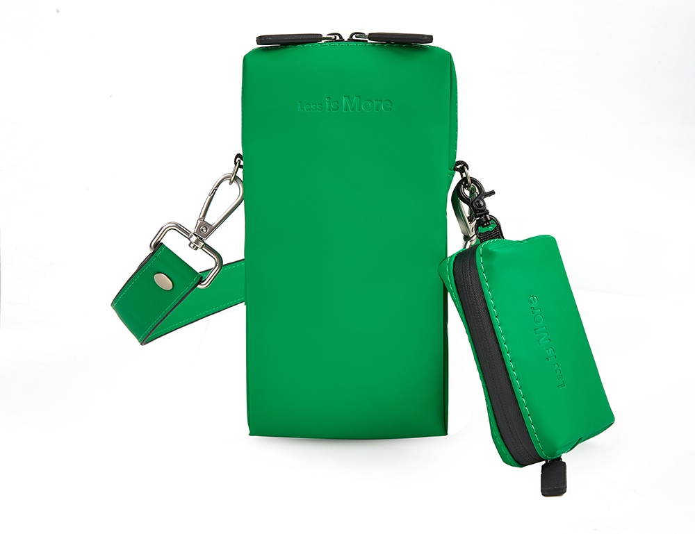 luxury leather crossbody phone bag