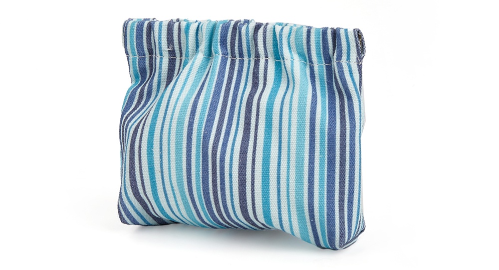 self-closing sanitary napkin storage bag