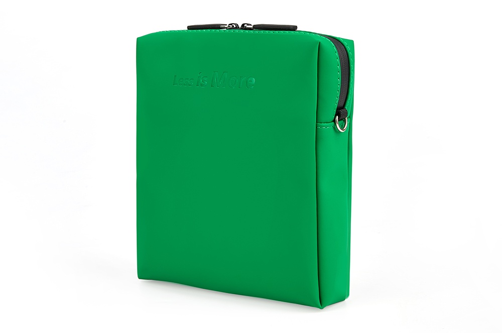 green leather cross body handbag​