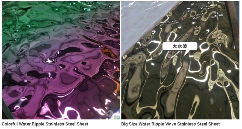 Water Ripple Stainless Steel Sheet Water Ripple Stainless Steel Sheet