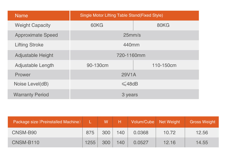 Dual motor electric desk frame with stable lifting structure