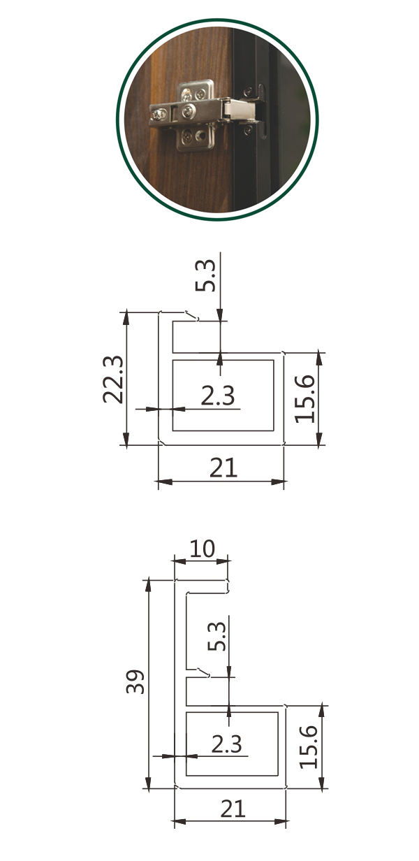 Adjustable concealed door hinge