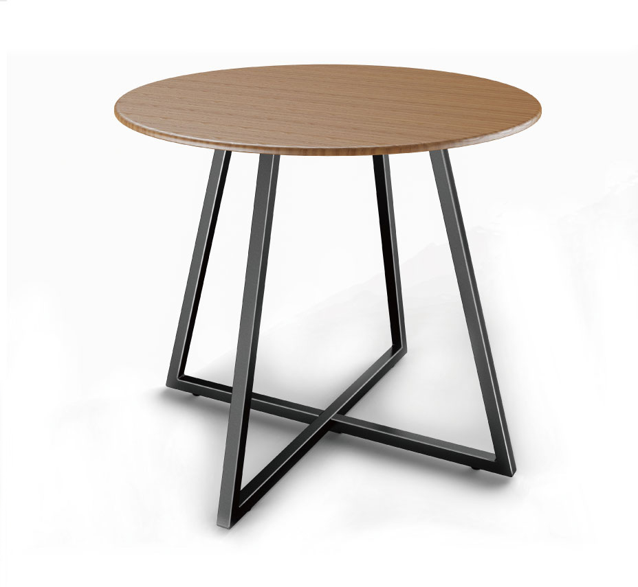 Iron frame round table factory