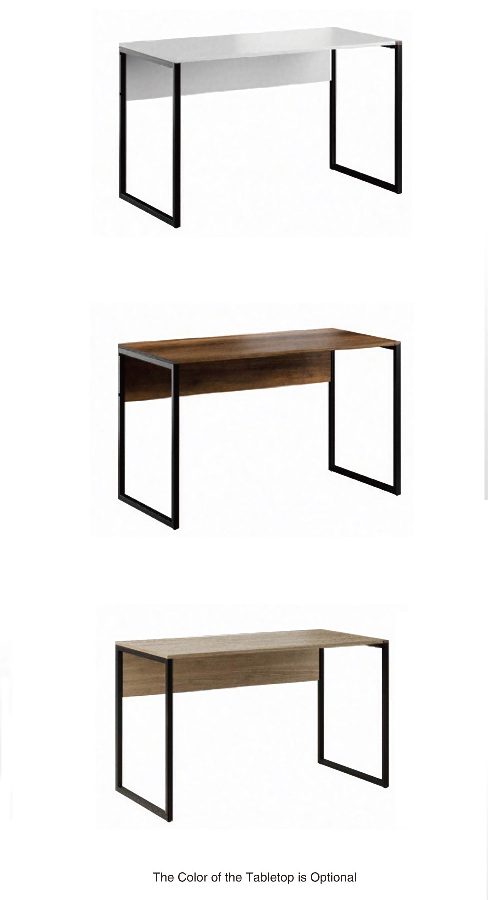Flat-pack detachable desk base