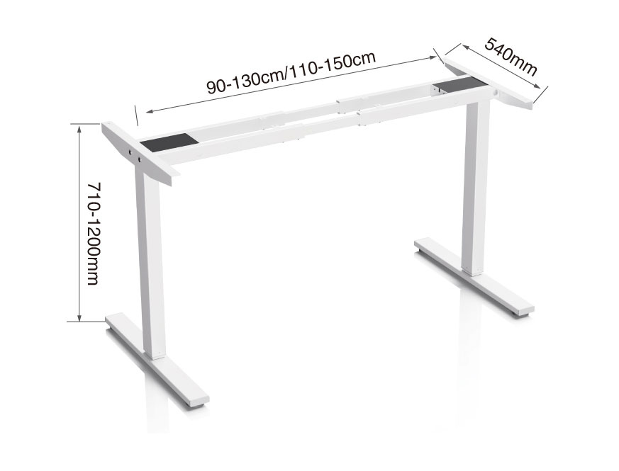 Metal sit stand desk base for OEM standing desk manufacturers