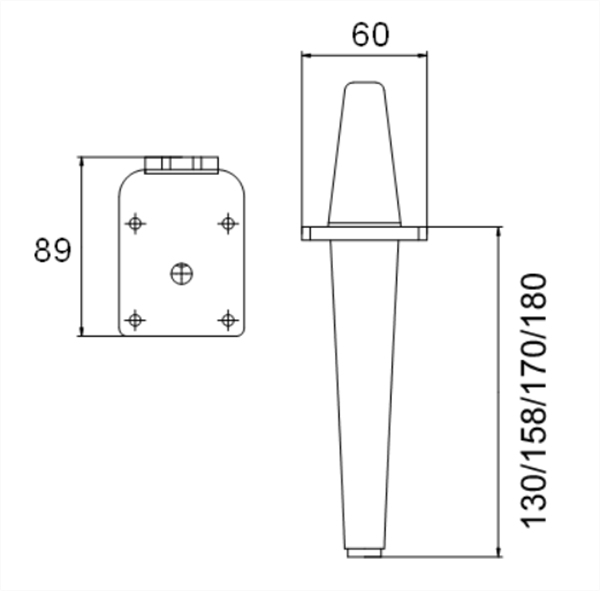 Custom metal furniture legs factory