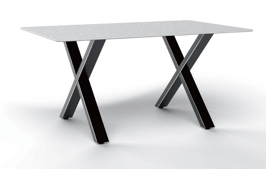 Iron table legs for marble top