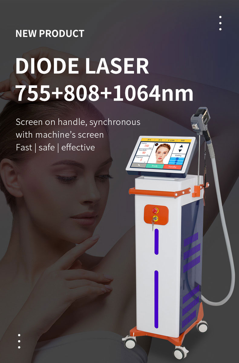 Professional diode laser hair removal machine