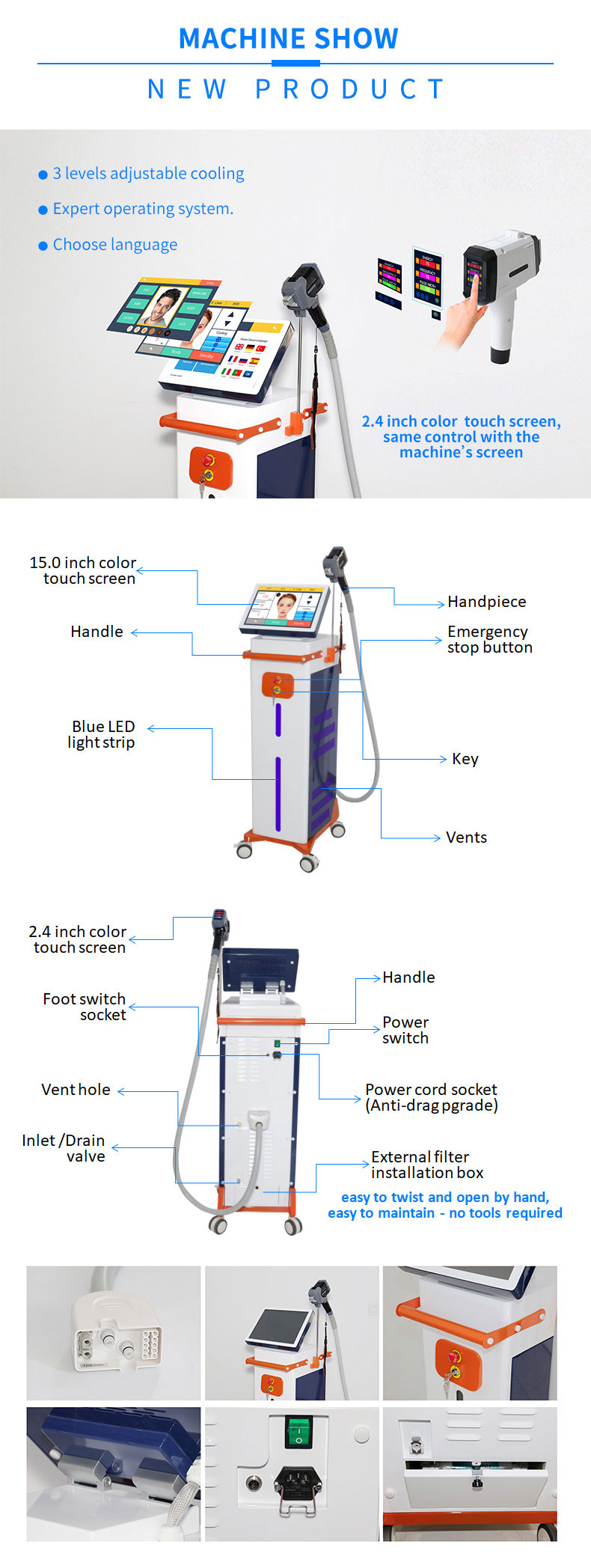 diode laser hair removal machine
