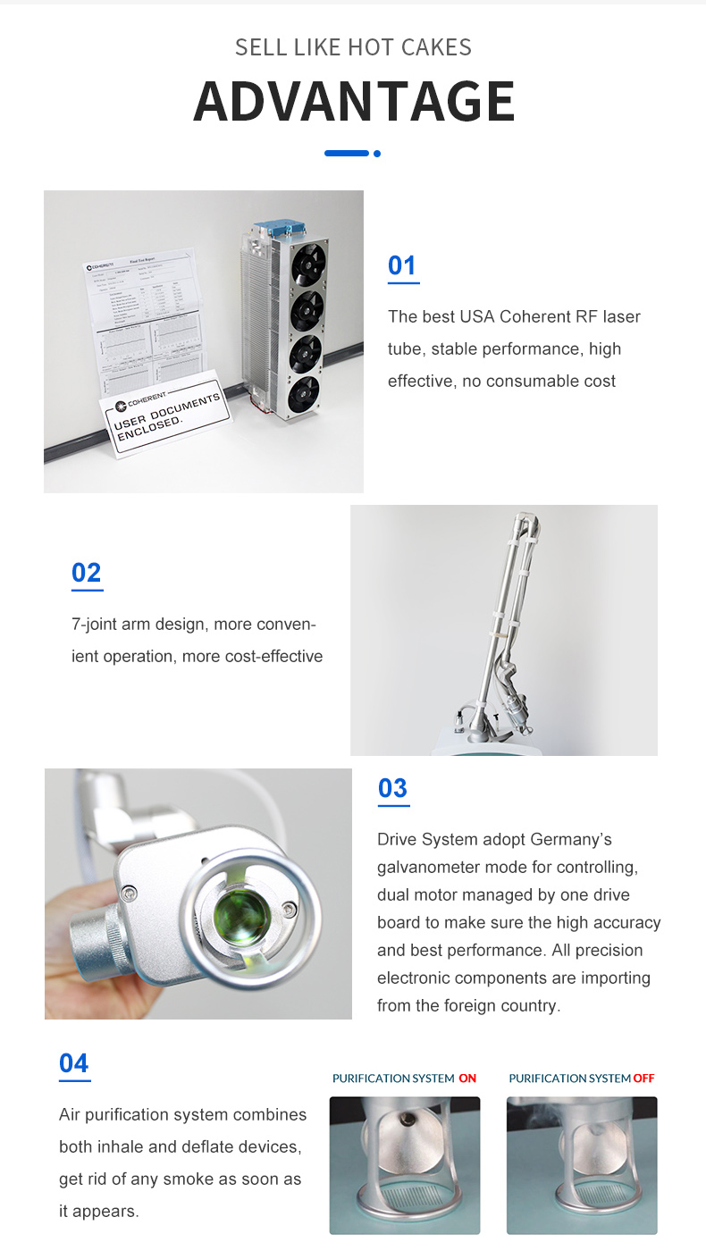 Co2 fractional laser machine